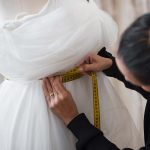 Perfect wedding dress for pear-shaped body